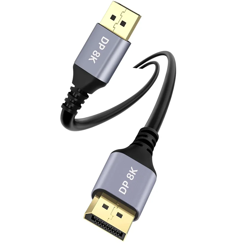Premium High-Speed 8K DisplayPort Cable – Supports 8K@60Hz & 4K@144Hz, 32.4Gbps, Ideal