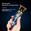 WAIKIL New Multi functional Men's Barber Retro Sculpture Bald Head Scratch Trimmer USB Charging Digital Display Repair Machine 5