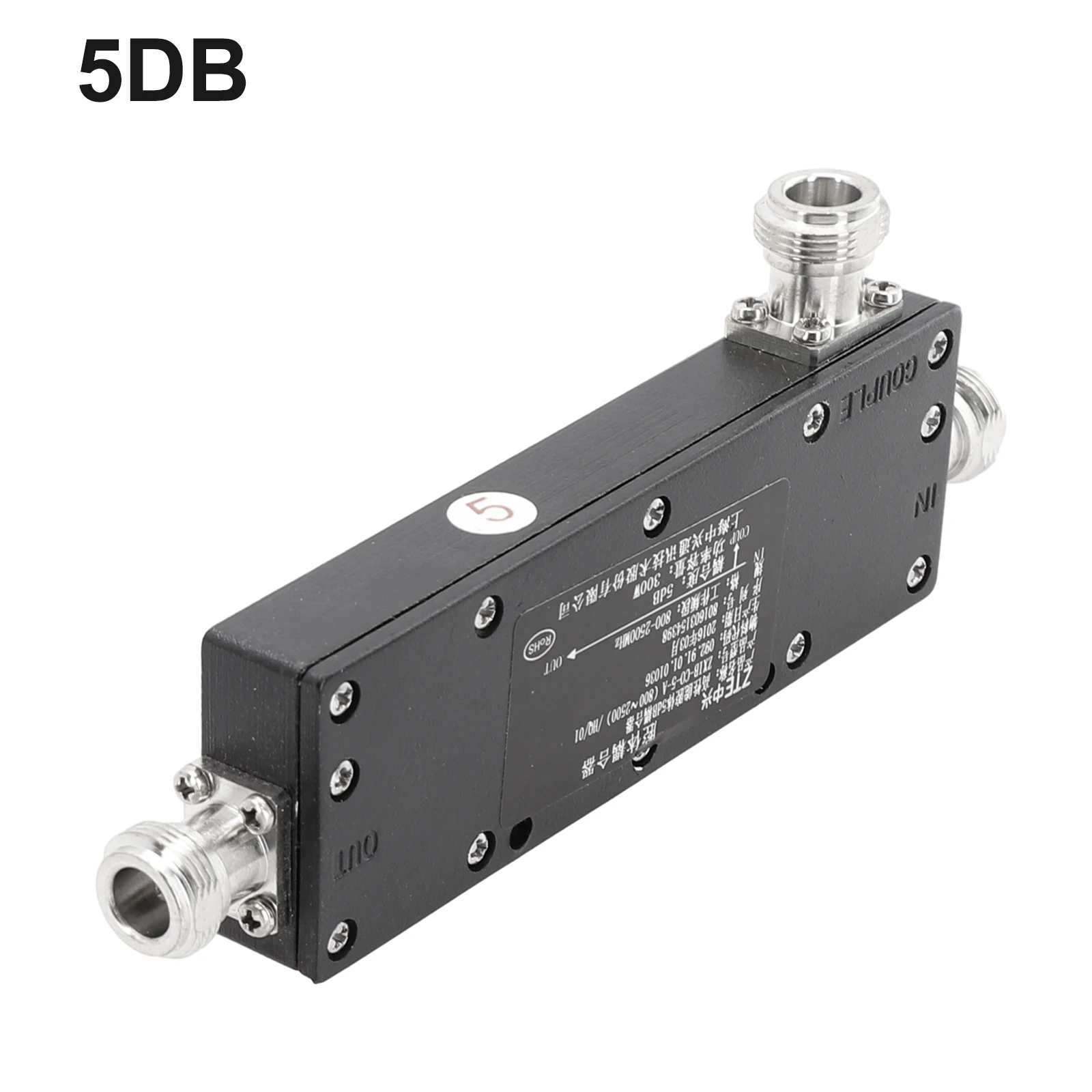 

N-Type Female RF Coaxial Directional Coupler 800-2500MHz 200W 5dB~40dB For Indoor Distribution Systems Coupler Signal Amp Lifier
