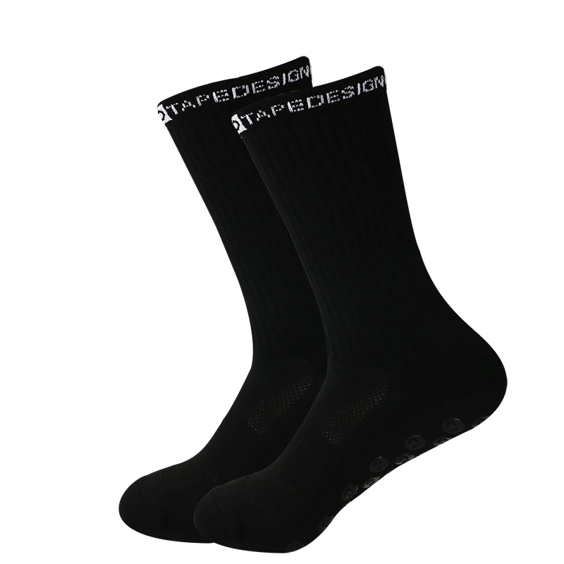 Men and Women Football Socks Sports Socks Non-slip Silicone Bottom Soccer Basketball Grip
