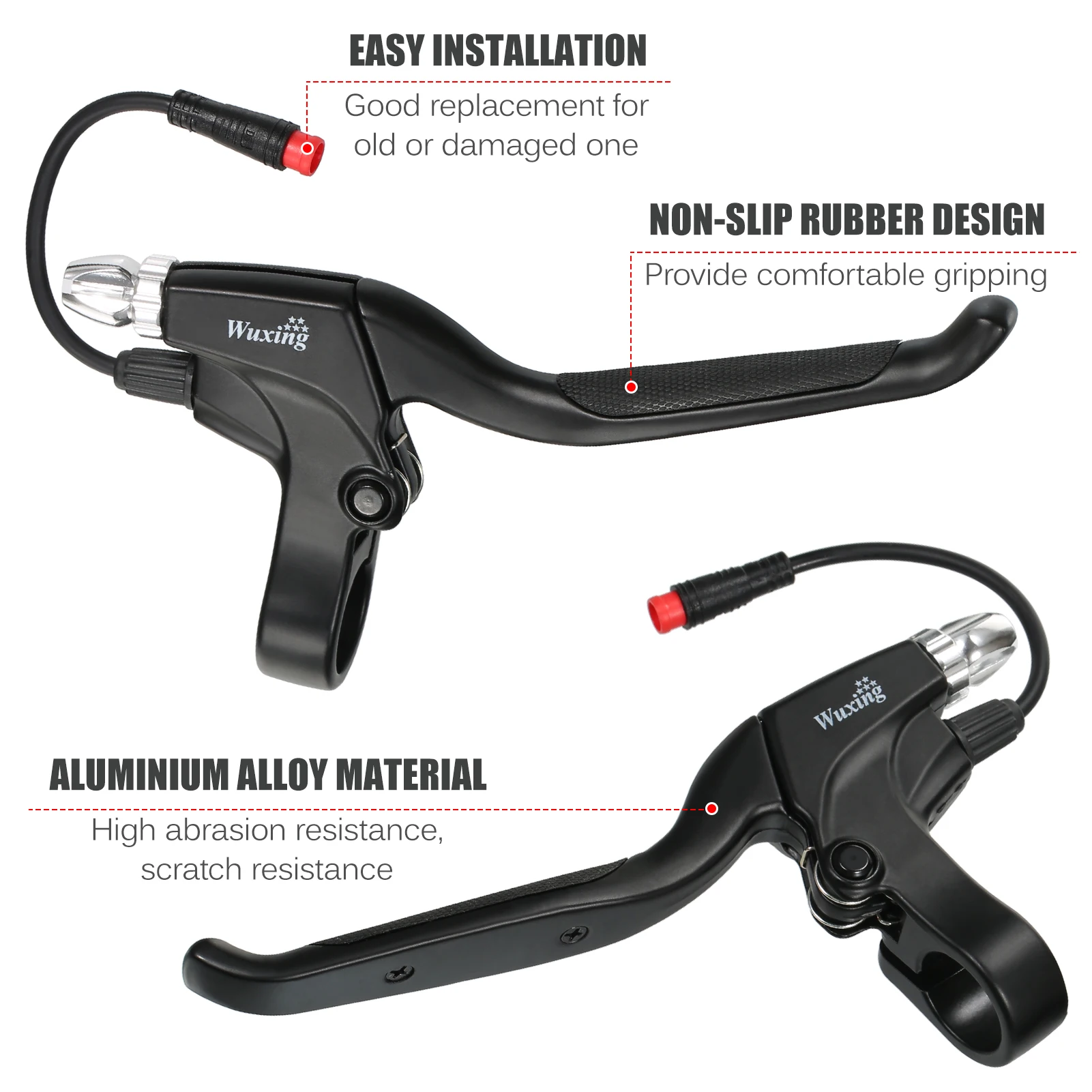Elektroroller-Bremshebel für Kugoo M4 Pro Tretroller, Roller, Fahrrad, Griff aus Aluminiumlegierung, Ersatzgriff, Kupplungshebel – Detail 5