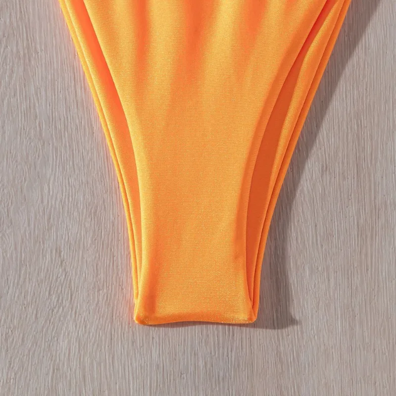 Womens V Notches Pleated Bkinis Swimwears Brazilians Swimsuits Bkinis Set for Women Full Covera