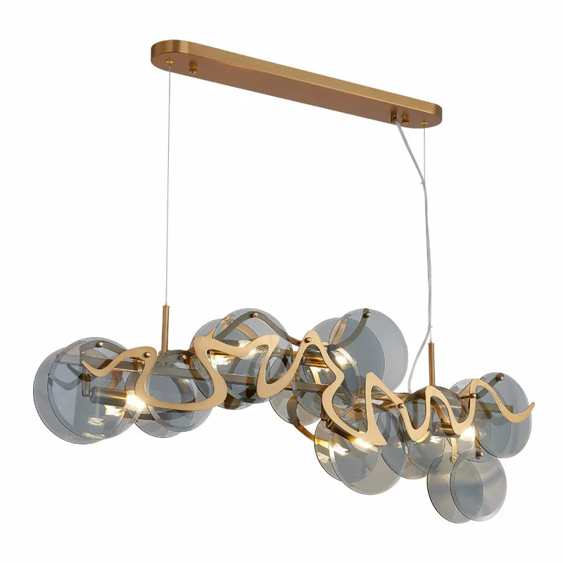 

Royal Nordic Luxury Pendant Light Creative Led Lustre Gold Iron Chandelier for Living Room Kitchen Villa Indoor Decor Fixture