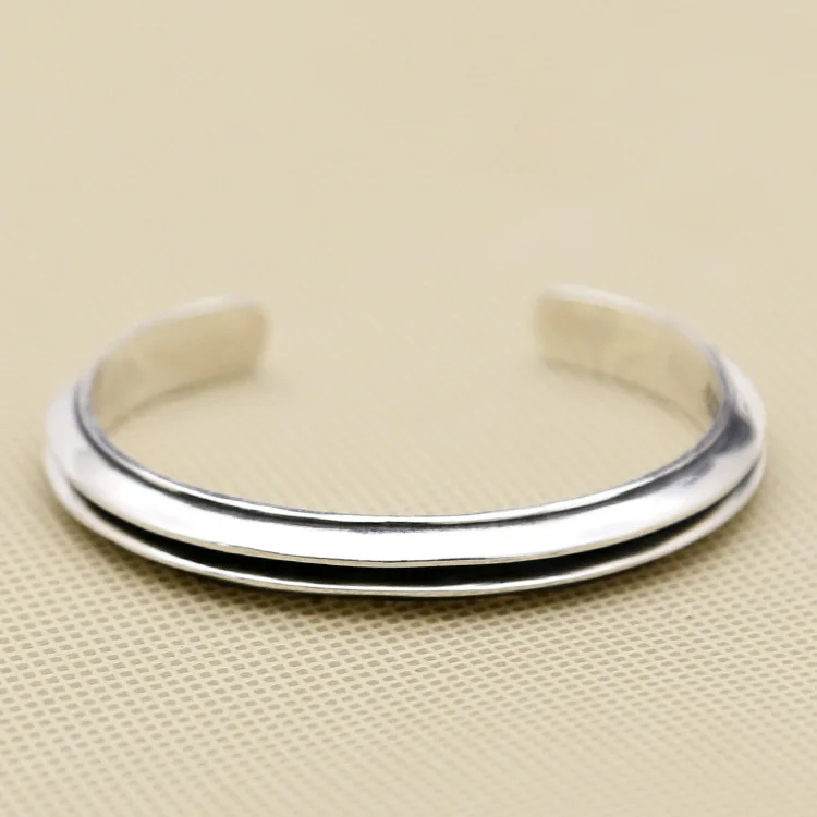 

Manufacturer wholesale S925 sterling silver Pentagram bracelet crack super men's Korean fashion bracelet