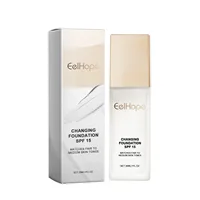 Makeup Base Face Liquid Natural Concealer Full Coverage Moisturizer Oil-control Sunscreen Waterproof Foundation Cream Cosmetics 2