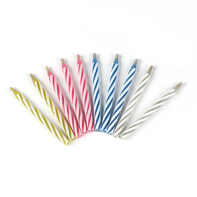 Bougies d'anniversaire magiques, 10 pièces, nouveauté, bougies pour fête d'anniversaire, fête du poisson, célébration de noël, farces 4