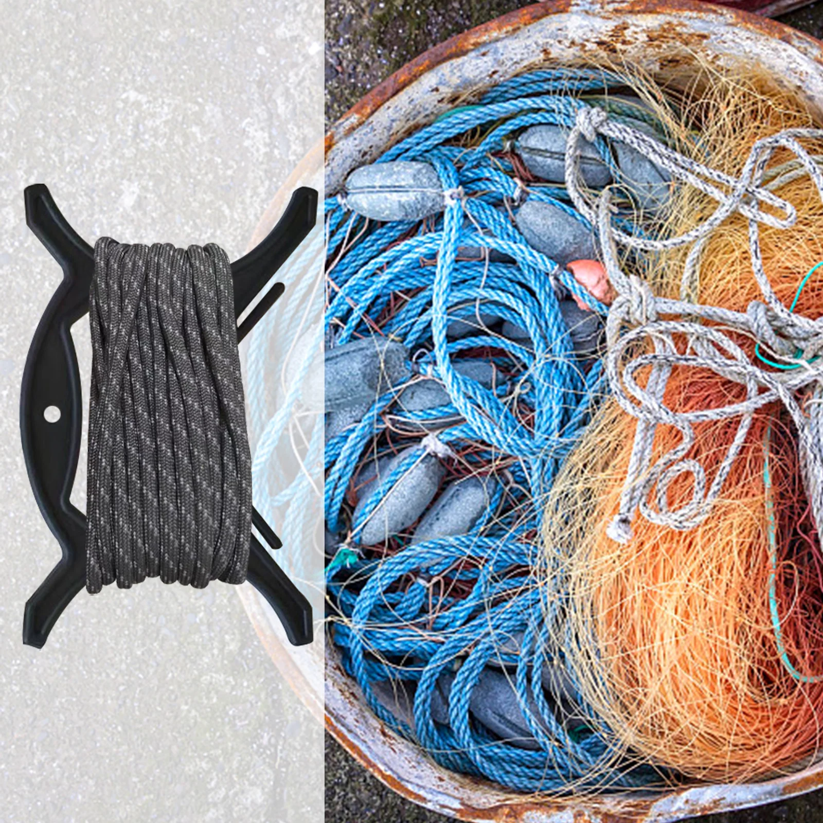1 Pc Rope Winder All Purposes Light Storage Holder Extension Cord Reel Wire Board Cable Organizer for Christmas Lights