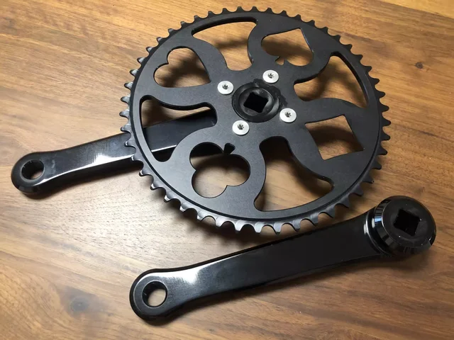 Paul クランクセット チェーンリング2枚165 PAULの100% PURE ROAD CRANK - 自転車通販 – Hakkle（ハックル）