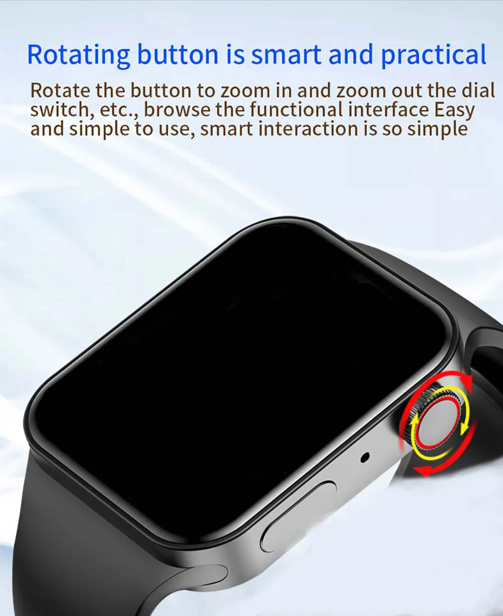 2022 Smart Watch Series 7 IWO Smartwatch Men Women 44mm BT Call Sports Fitness Tracker Clock For Apple Xiaomi Huawei PK X8 Max