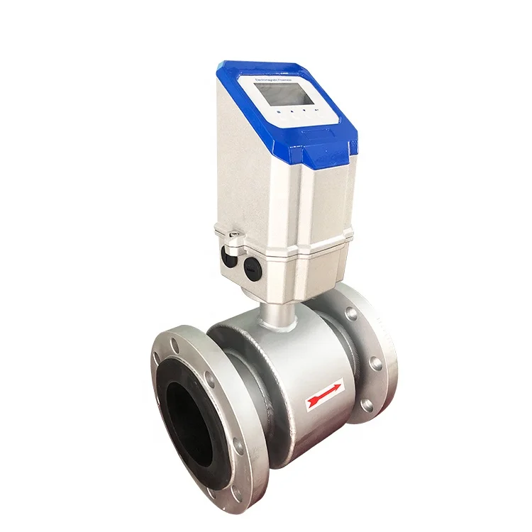 

flanged gsm lime slurry flow meter of water empty pipe alarm output electromagnetic flowmeter