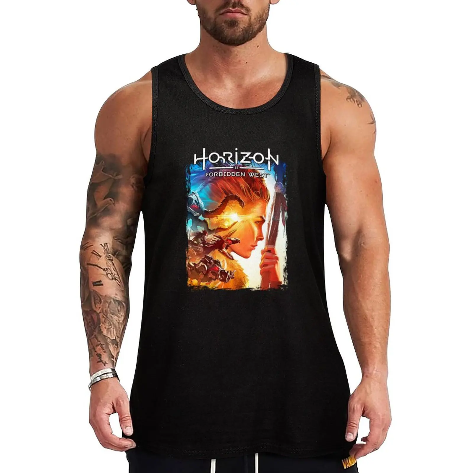 New Horizon Wart West Tank Top Bodybuilding Shirt Abbigliamento Per Uomo