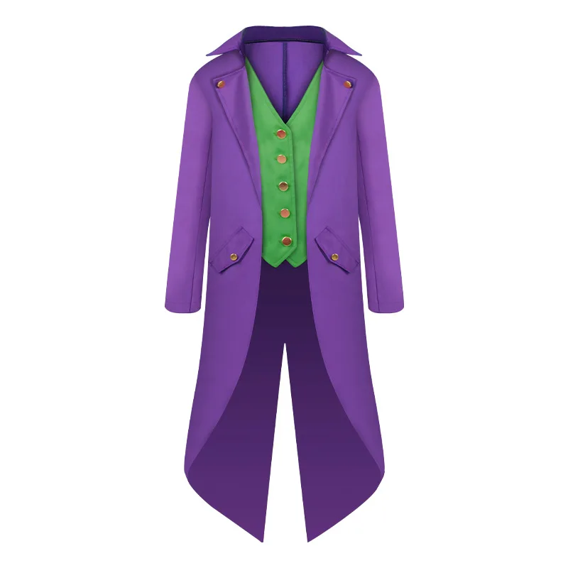 Kids Tailcoat Tuxedo Gothic Medieval Retro Clothing Kid Children Renaissance Steampunk Tailcoat Halloween Costumes Coat Tuxedos
