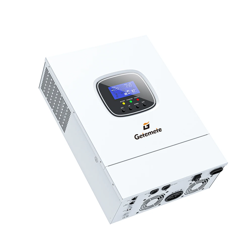 Getemete 1.5KW 태양광 인버터 220/230Vac 12V 최대 PV 108Vdc 리튬이온 MPPT 60A 충전 전류 지원 고품질 순수 사인파