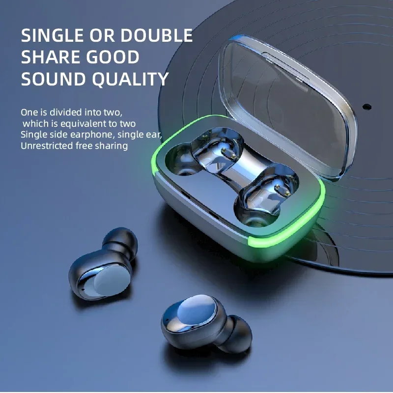 New Y60 TWS Bluetooth Earphone Wireless Headphones Earpod Earbuds Gaming Headsets For Apple iPhone Xiaomi Redmi Airdots y50 y30 5