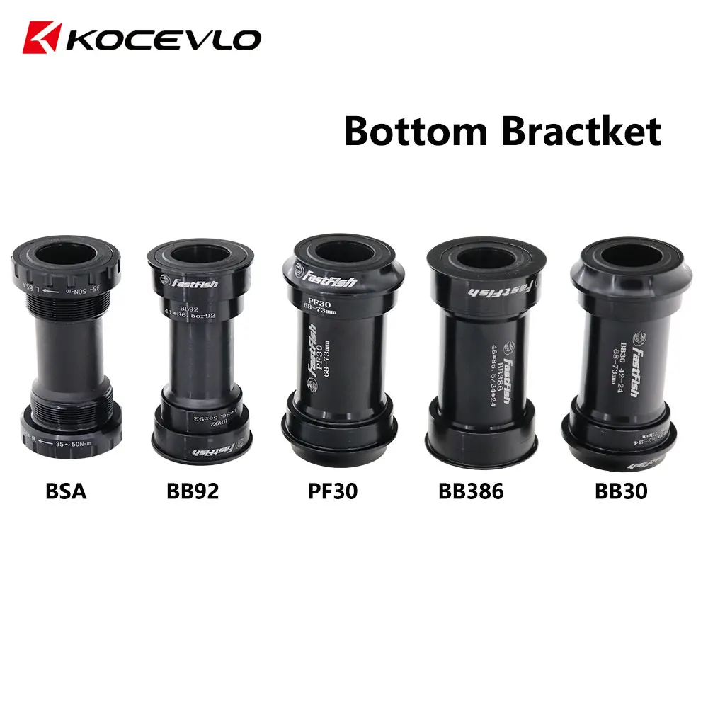 Daar Namaak Wacht even Kocevlo Mtb Racefiets Trapas Voor BB92 BB386 BB30 PF30 Bsa 24/22Mm  41/42/46Mm Fiets Crankstel Crankstel Crank Compatibel| | - AliExpress