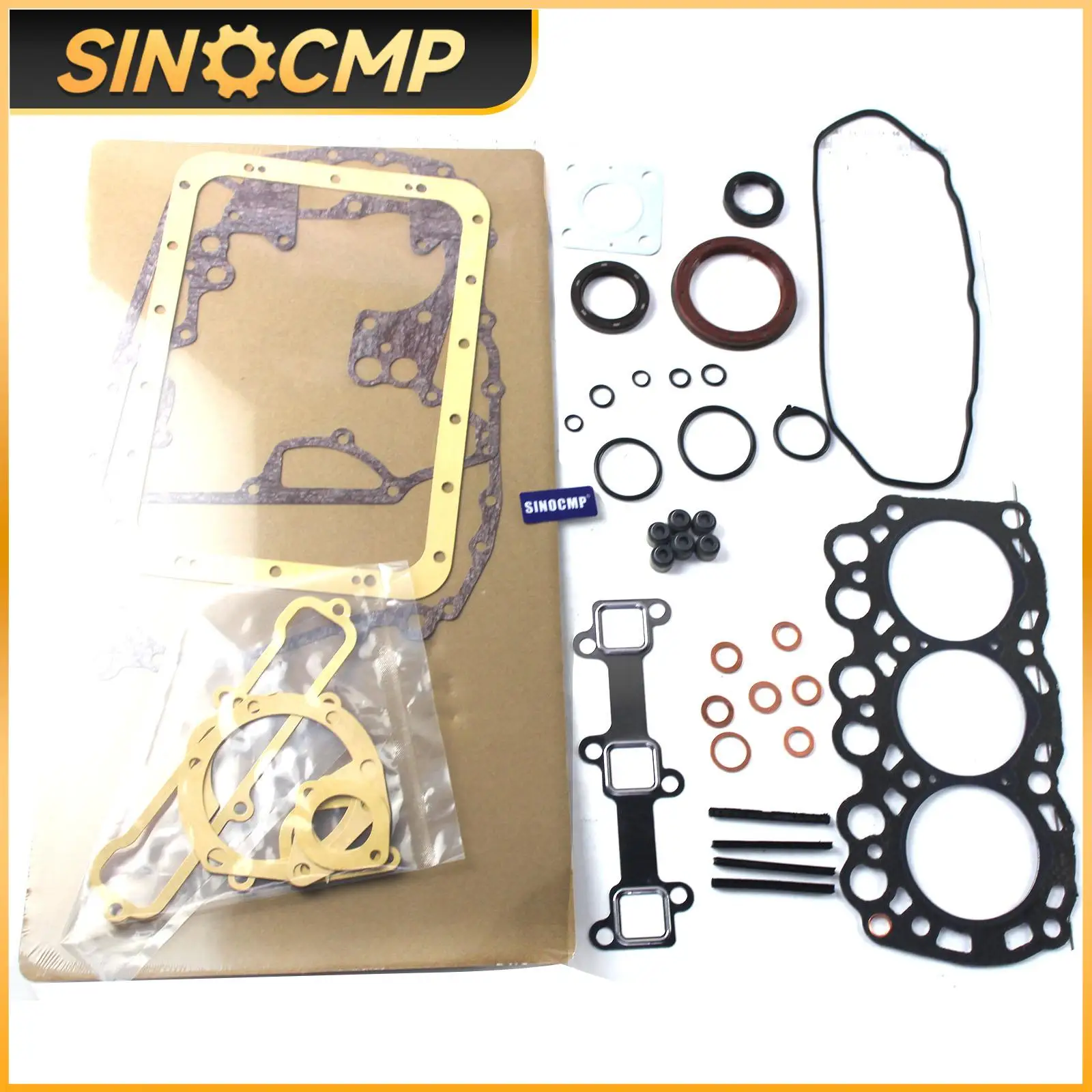 

Комплект прокладок двигателя L3E 301L01-01102 MD008-883 MD008883 для Mitsubishi, генератор трактора 30L94-15010, 1 комплект