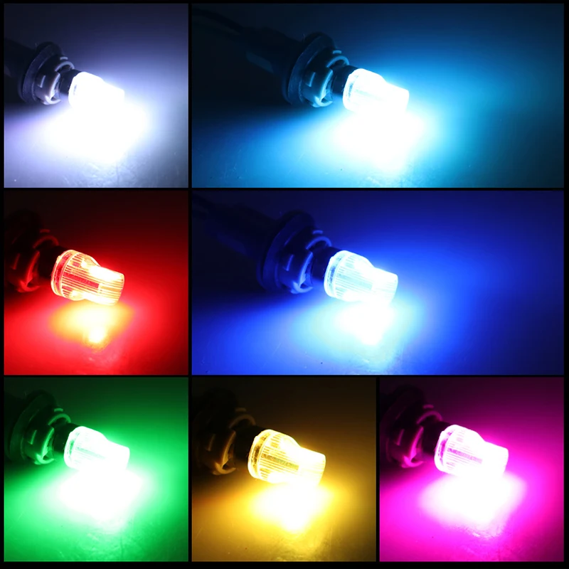 RGB LED   5050 , ڵ ׸ ,    Ʈũ ȣ , 12V, T10 W5w, ǰ 1 Ʈ