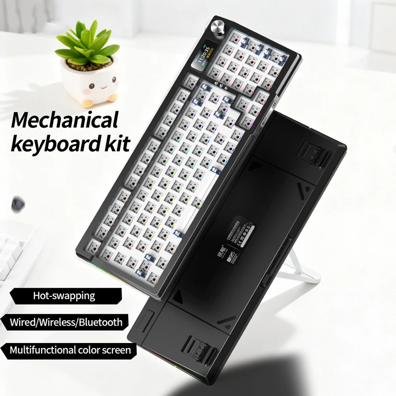 YINDIAOY95 키보드 키트 핫스왑 TFT 스크린 풀 RGB 백라이트 2.4..