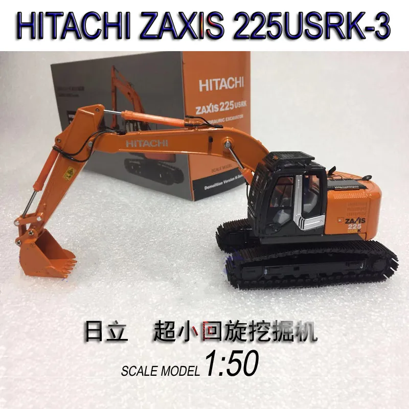 

Diecast Toy Model Gift 1:50 Hitachi ZAXIS ZX225USRK-3 Hydraulic Excavator Engineering Machinery Toy for Collection,Decoration