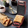 New Coral Orange Heart Pattern Hot Sandwich Maker, 600W Power Toaster Breakfast Machine，home Appliance Bread Machine Makers 1