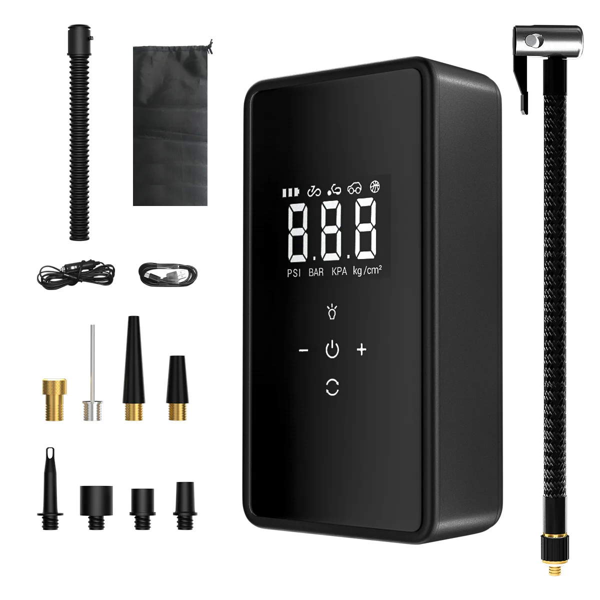 

Wireless Car Air Compressor 30L/min Car Tire Inflator Pump Breathing and Blowing Dual Use for Motorcycle Bicycle Ball Air Bed