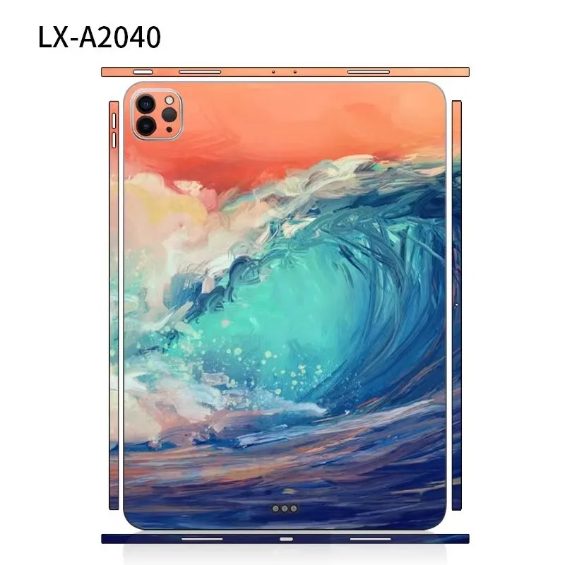 For iPad Pro 12.9 11 Case 3M Back Film Covers Cartoon Decal Skin Protector Sticker For iPad mini6