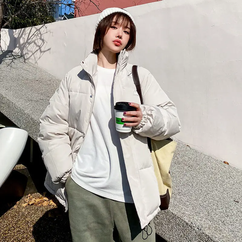 

Winter Parkas Women Trendy New Arrival Korean Style Thick Warm All-match Popular Sporty Cool Ladies Young Leisure Baggy Chic Ins