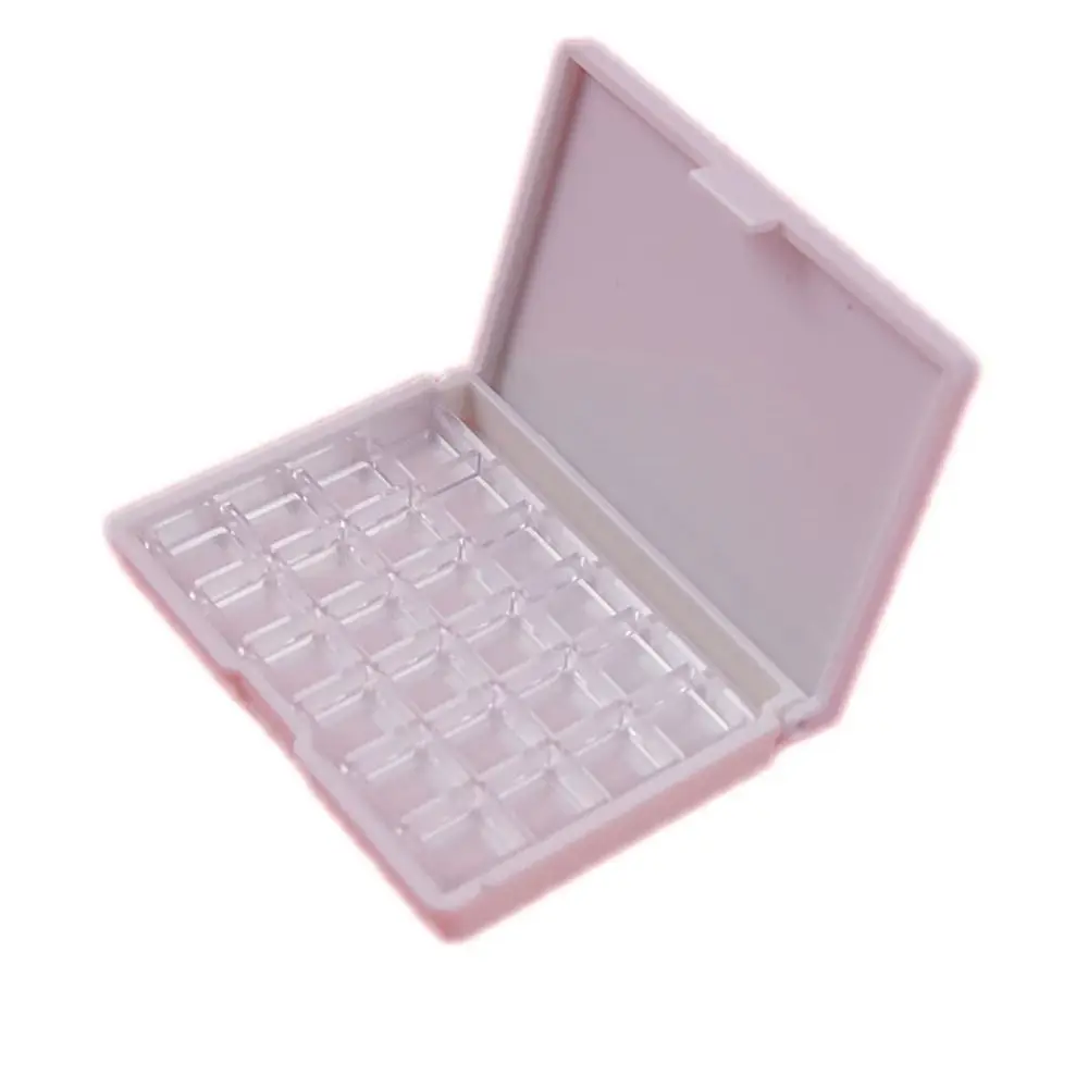 

12/24 Grids Empty Watercolor Pigment Packaging Box Artists Painting Color Mixing Case Pigment Box Painters Art Palette Supplies