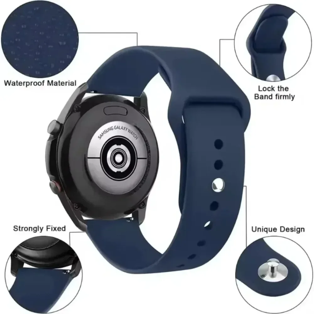 Premium Soft Silicone Replacement Band - Multiple Sizes Available