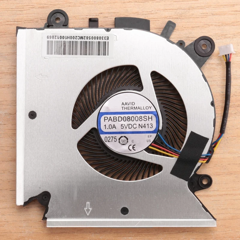 MSI GF63 MS-16R1 MS-16R2 CPU 냉각 선풍기, PABD08008SH N413 E322500300A