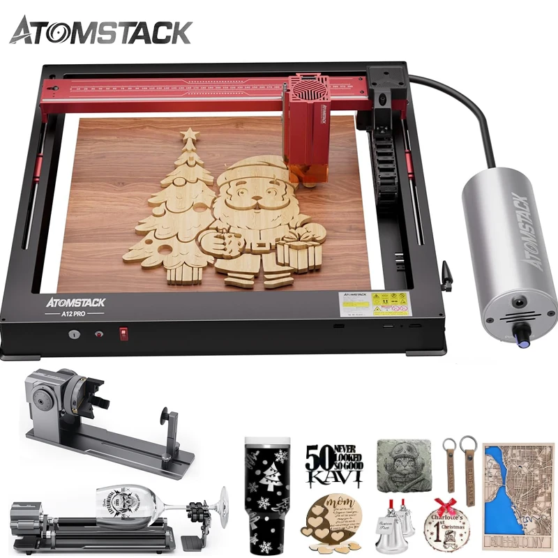 Atomstack-A12-X12-Pro-50W-All-in-one-Frame-Wifi-Control-Multifunctional ...
