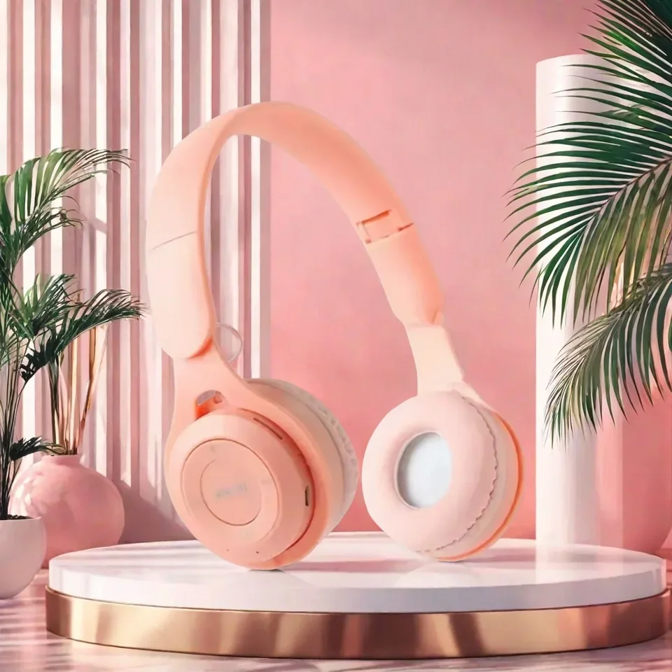 Macarone Wireless Bluetooth Headphones With Microphone Sound Insulation Gaming Earphone Hifi Bass Earbuds Blutooth5.3_voghion.com