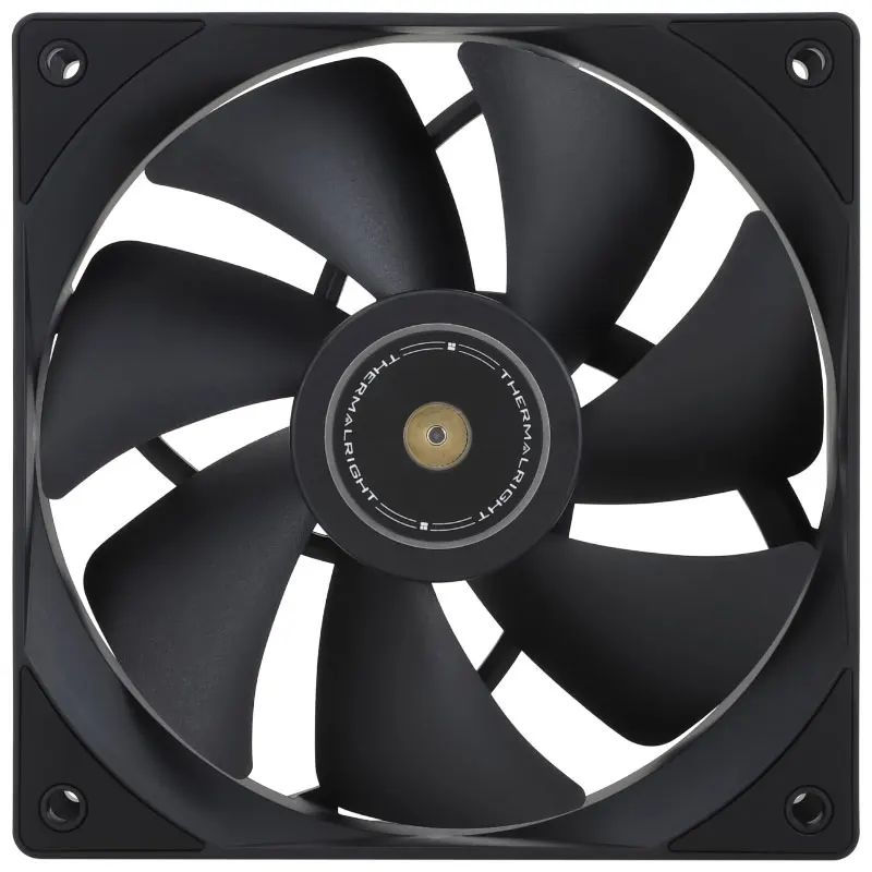 THERMALRIGHT TL-G12B Black Chassis Fan, 120mm 4 Pin PWM Hydraulic Bearing 1500RPM - Image 2