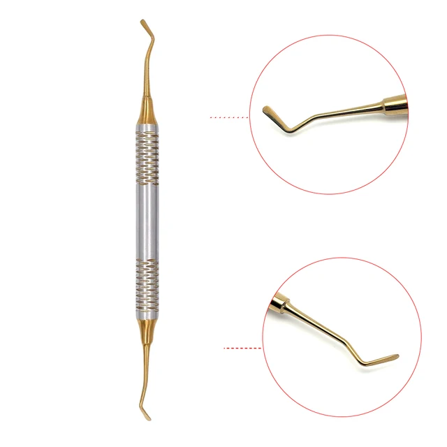 Dental Composite Resin Filling Spatulas Double-Head Stainless Steel Handle Restoration Dentist Instrument Tools