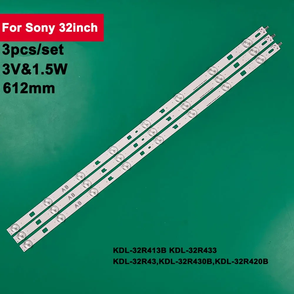 New-8LED-LED-Backlight-Strip-For-Sony-32Inch-KDL-32RD303-KDL-32R305B ...