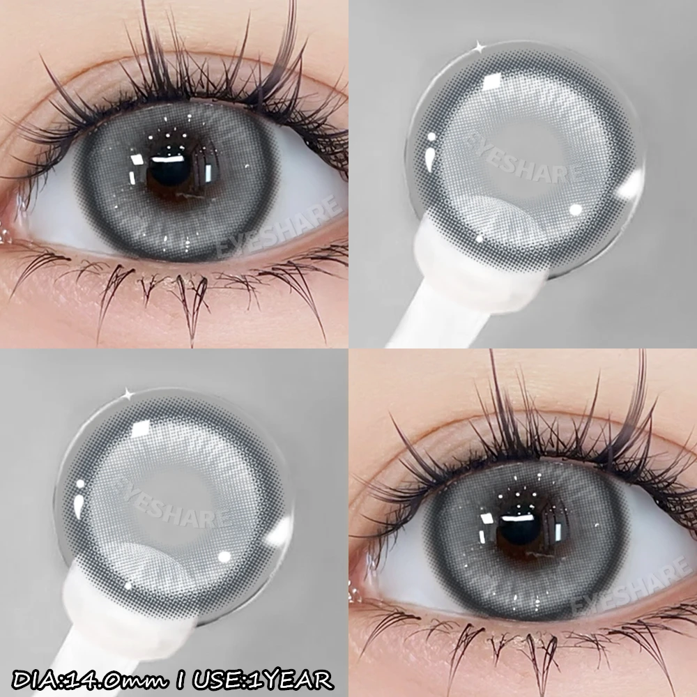 Vibrant Anime Cosplay Colored Contact Lenses - Blue & Purple Tones, Soft & Comfortable for Halloween Beauty, Red Accents, Yearly Use