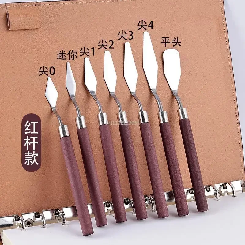 Cream Mixing Scraper Oil Painting Shovel Baking Pastry Tools Kitchen Accessories 3/5/7PCS Stainless Steel Fondant Cake Spatula