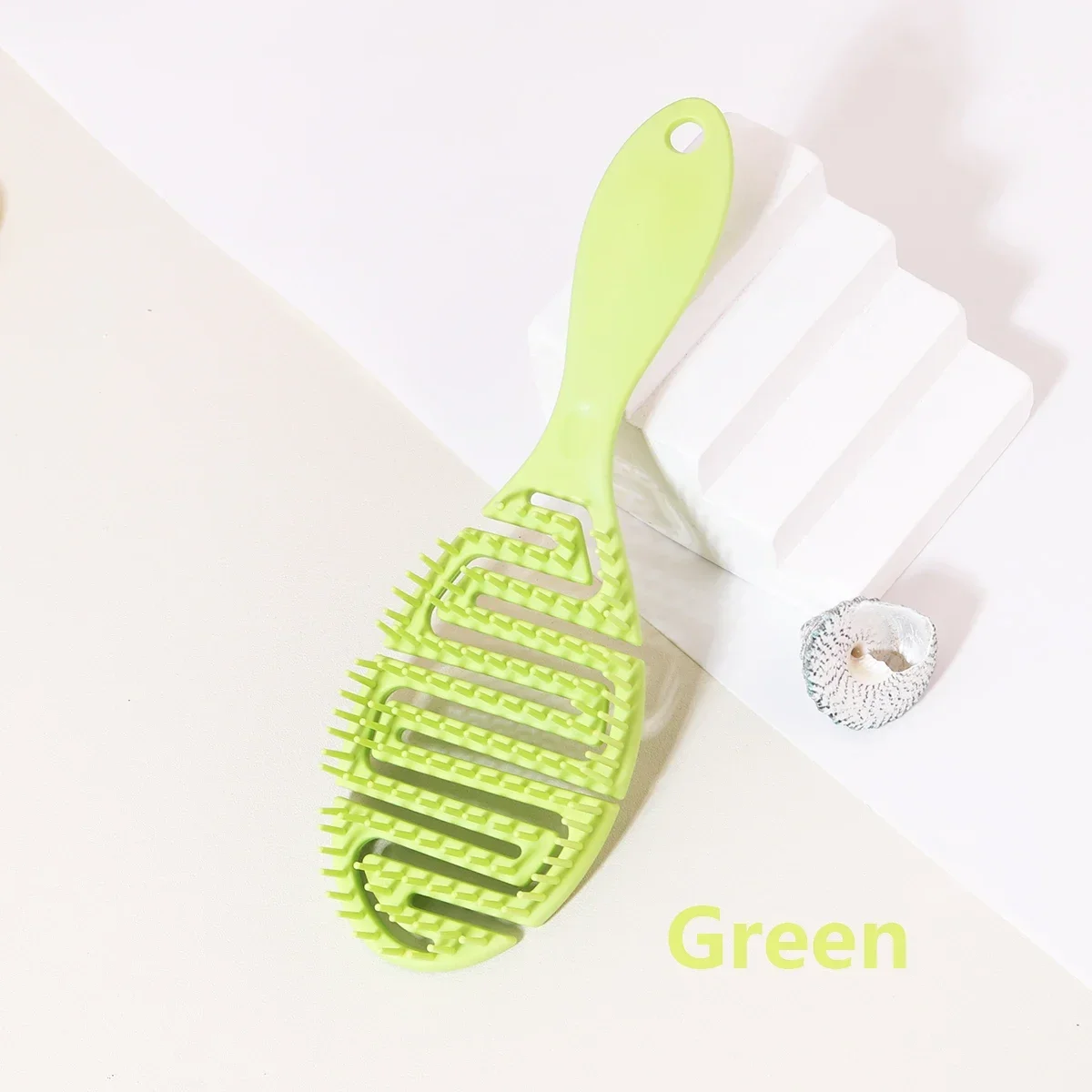 Hair brush Scalp Massage Hair Brush Hollow Anti static Wet Hair Drying Dryer Brush Styling Tool Special for real hair wigs