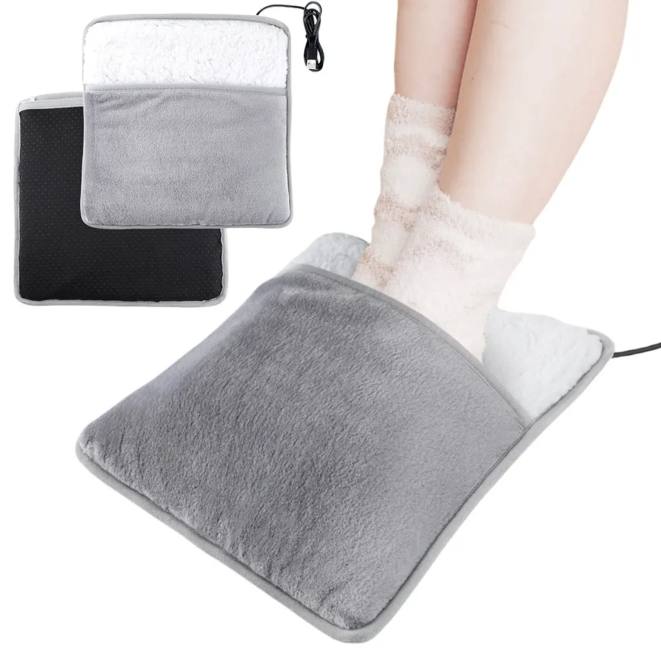 USB Electric Plush Foot Heating Pad