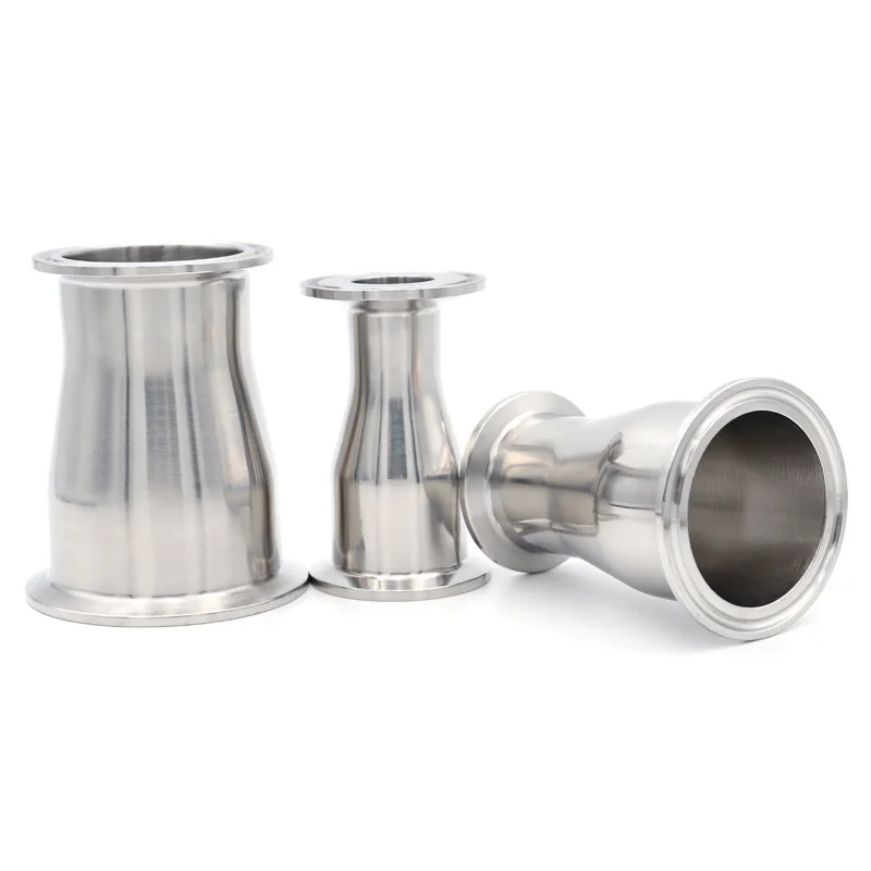 Tri Clamp Redutor para Homebrew Ss304 Tubulação de Sanitária Virola od 19 mm 25 mm 32 mm 38 mm 45 mm 51 mm 63 mm 76 mm 89 Milímetros 102 Milímetros 154 Aço Inoxidável