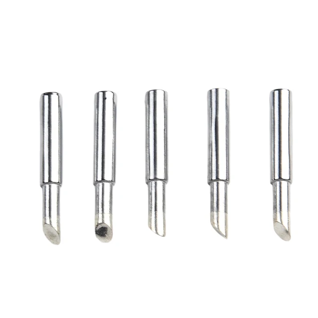 5Pcs Löten Tipps 900M-T-5C Reinem Kupfer Schweißen Spitze Für Dicke Terminal Platten Power Werkzeuge Ausrüstung Teile – Bild 2