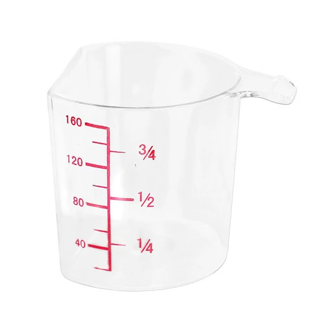 Flat Design Rice Scoop for Bag Small Measuring Cup with Milliliter Markings  Precision Rice Measuring Cup