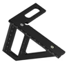 Carpenter Square Woodworking Square Protractor Aluminum Miter Triangle Ruler Multi Angle 45/90 Degree Layout Measuring Ruler 3