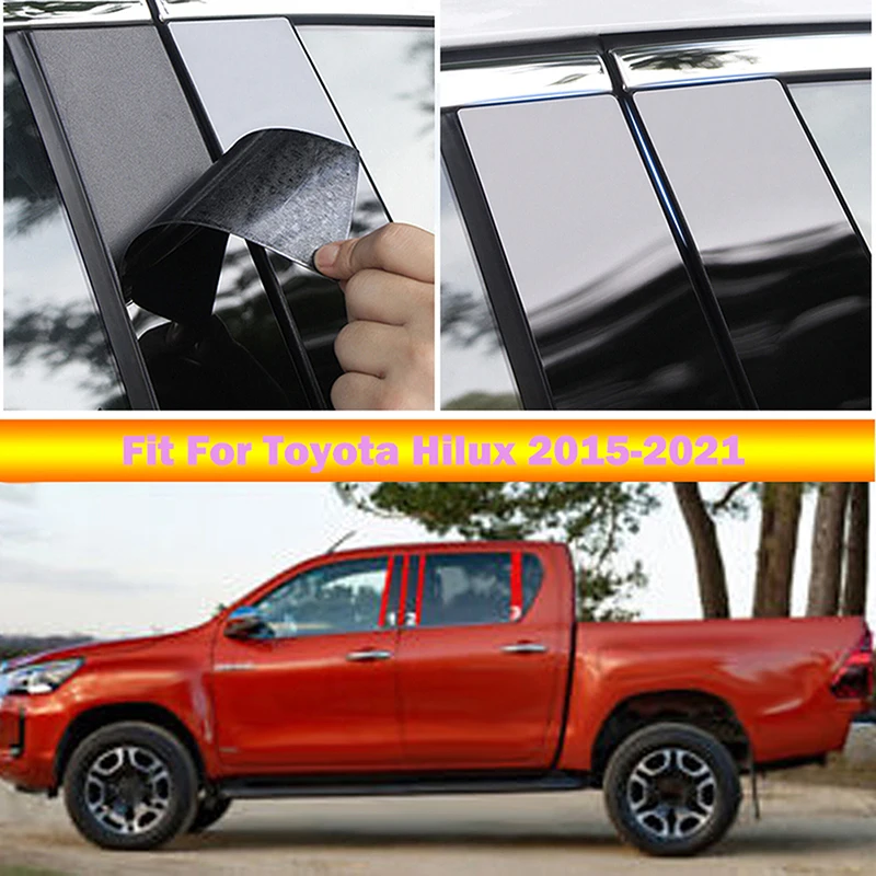 ڵ  Ʈ â  Ŀ Ʈ  ƼĿ,   Ÿϸ Ÿ Hilux 2015-2019 2020 2021, 6 ǽ