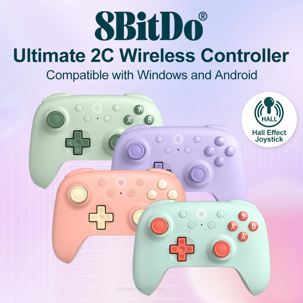 8BitDo-Ultimate-2C-Controle-Sem-Fio-para-PC-com-Windows-10-11-Android ...