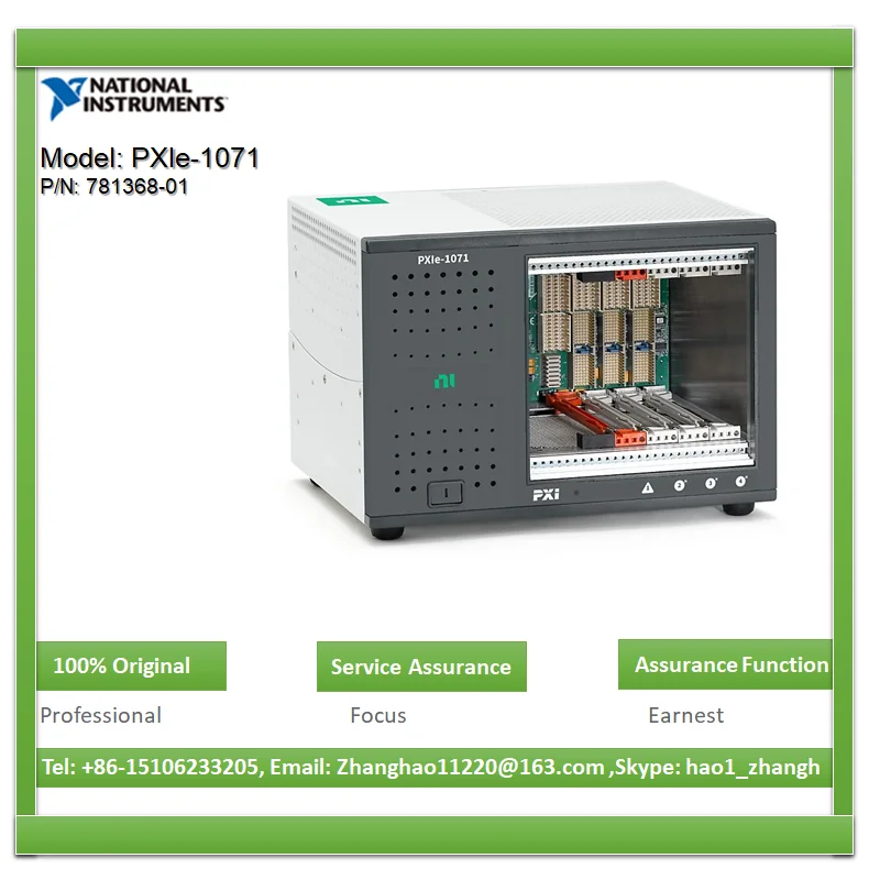 NI PXIe 1071 781368 01 PXIe, 4 slots (three mixed tank), up to 3 GB/s