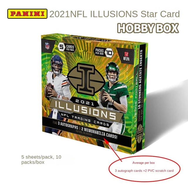 2021 Panini Nfl Illusions Football Rugby Ballsuperstar Trading Cards Rare  Signature Collection Card Fans Birthday Gift Toy - AliExpress