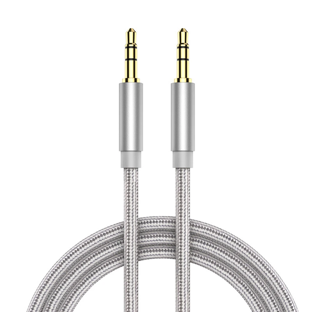 Premium 3.5 mm Male-to-Male Aux Audio Cable for Headphones, Speakers, and Cars