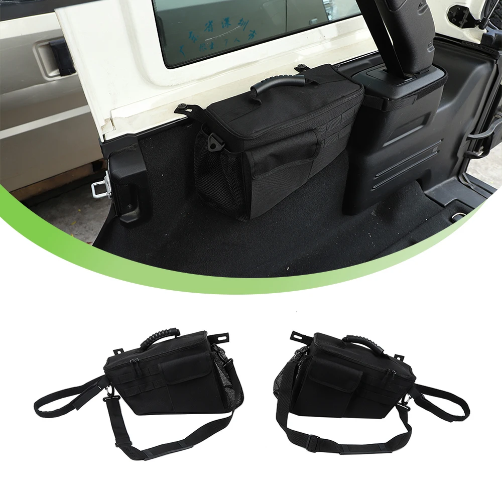 

Для Jeep Wrangler JL Gladiator JT 4-Door 2018-2023 БАГАЖНИК Грузовой Органайзер набор инструментов сумка для хранения Чемодан автомобильные аксессуары