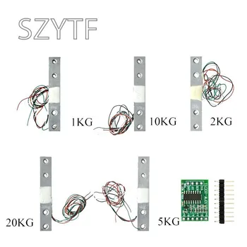 AD 모듈 무게추 센서 로드 셀, 전자 체중계, 알루미늄 합금 계량 압력 센서 YZC-133, 1KG, 2KG, 5KG, 10KG, 20KG, HX711